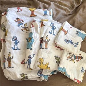 Pottery Barn Sesame Street Full sheet set